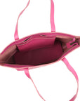 STITCH AND CARRY Elegant Functional Tote Bag for Women Pink Genuine Leather Zipper Closure with Durable Handbag Stitch And Carry