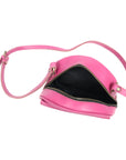 STITCH AND CARRY Crossbody Bag Genuine Leather Adjustable Strap, Gold-Tone Hardware, Zipper Closure Stitch And Carry