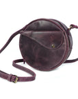 STITCH AND CARRY Crossbody Bag Genuine Leather Adjustable Strap, Gold-Tone Hardware, Zipper Closure Stitch And Carry