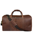 STITCH AND CARRY Vintage Weekender Brown Leather Duffel Bag's for Men Premium Leather Perfect to Travel, Sport and Everyday Style (Copy) Stitch And Carry