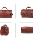 STITCH AND CARRY Weekender Duffel Bag Brown Durable, Stylish, Travel-Ready Craftsmanship (Copy) Stitch And Carry