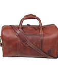 STITCH AND CARRY Weekender Duffel Bag Brown Durable, Stylish, Travel-Ready Craftsmanship (Copy) Stitch And Carry