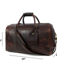 STITCH AND CARRY Premium Leather Travel Duffel Rugged Elegance, Handcrafted Durability, and Spacious Utility for Sports, Gym, and Weekend Escapes (Copy) Stitch And Carry