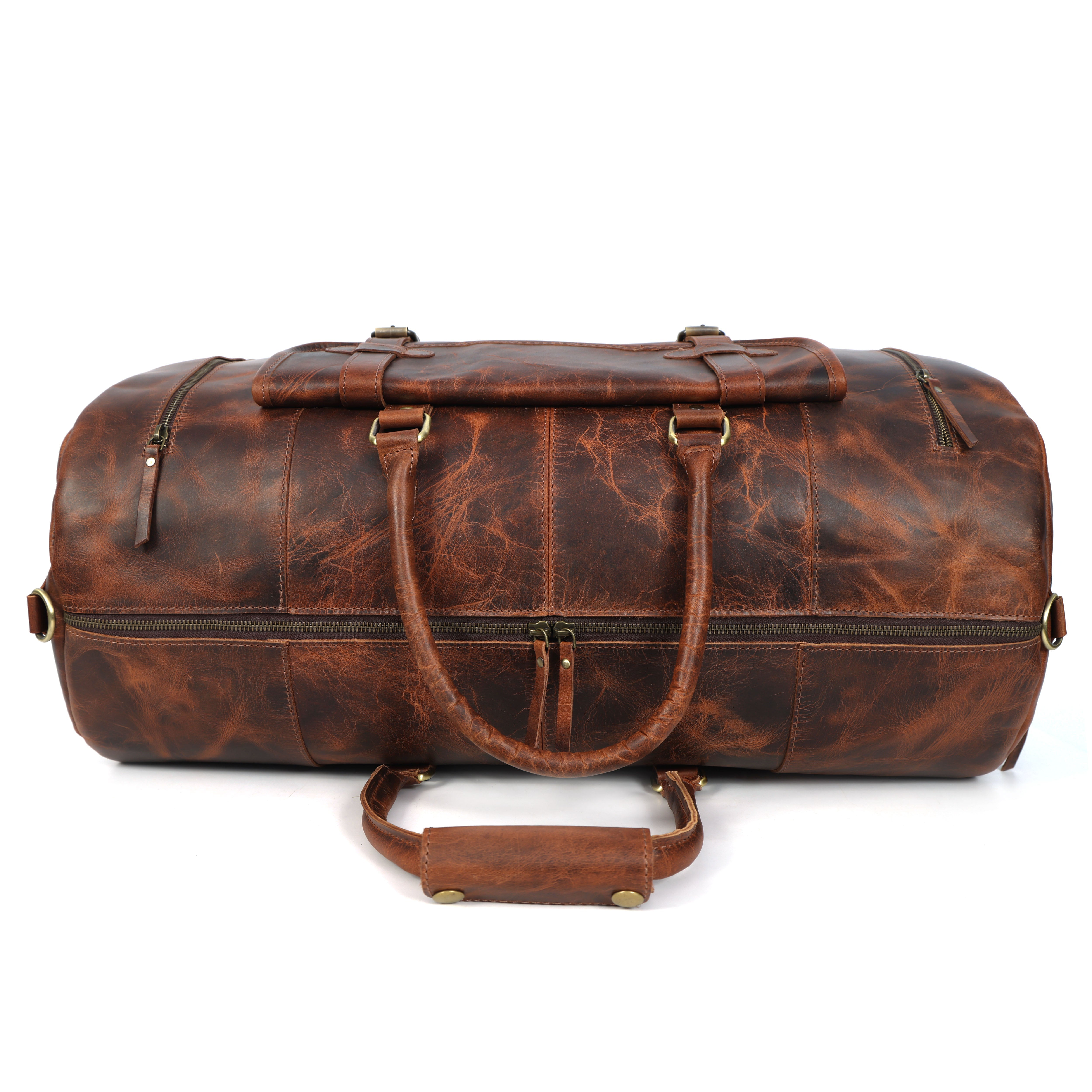 Dover Rugged Weekender Duffle Bag For Men Stitch And Carry