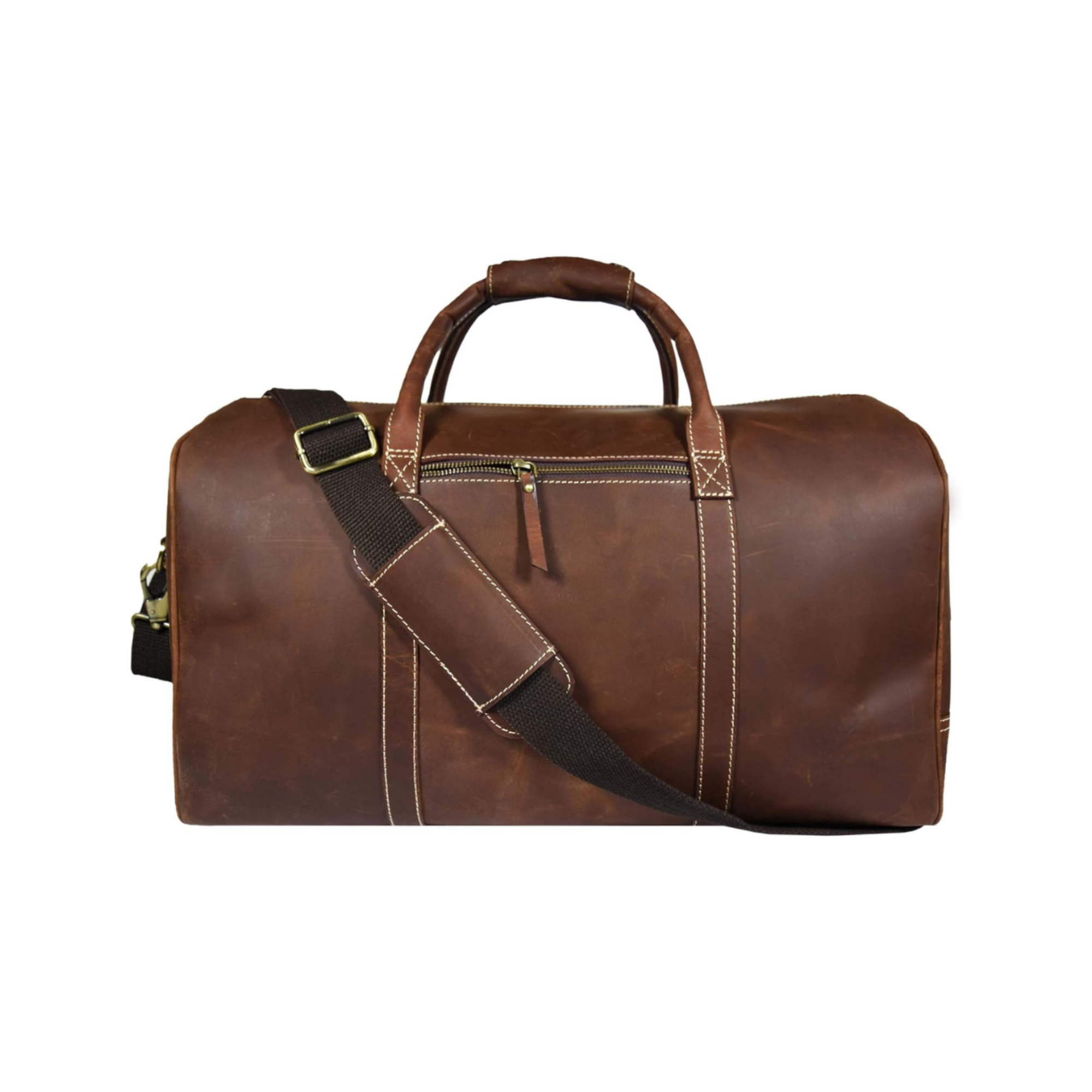 STITCH AND CARRY Vintage Weekender Brown Leather Duffel Bag's for Men Premium Leather Perfect to Travel, Sport and Everyday Style (Copy) Stitch And Carry