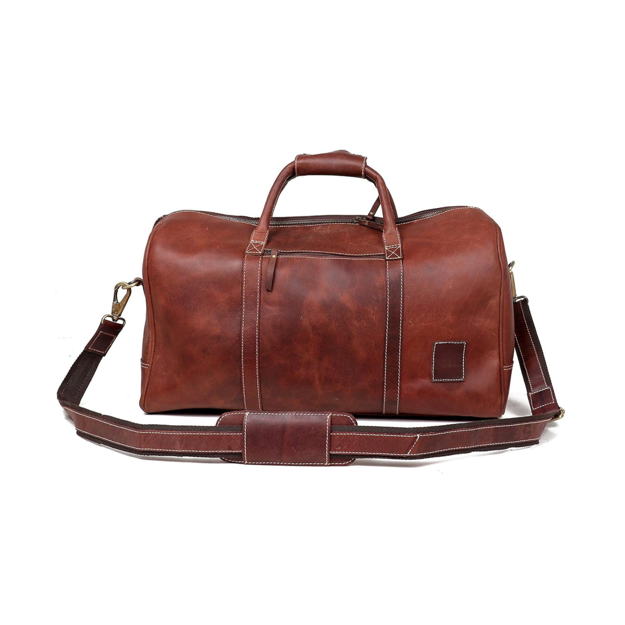 STITCH AND CARRY Weekender Duffel Bag Brown Durable, Stylish, Travel-Ready Craftsmanship (Copy) Stitch And Carry