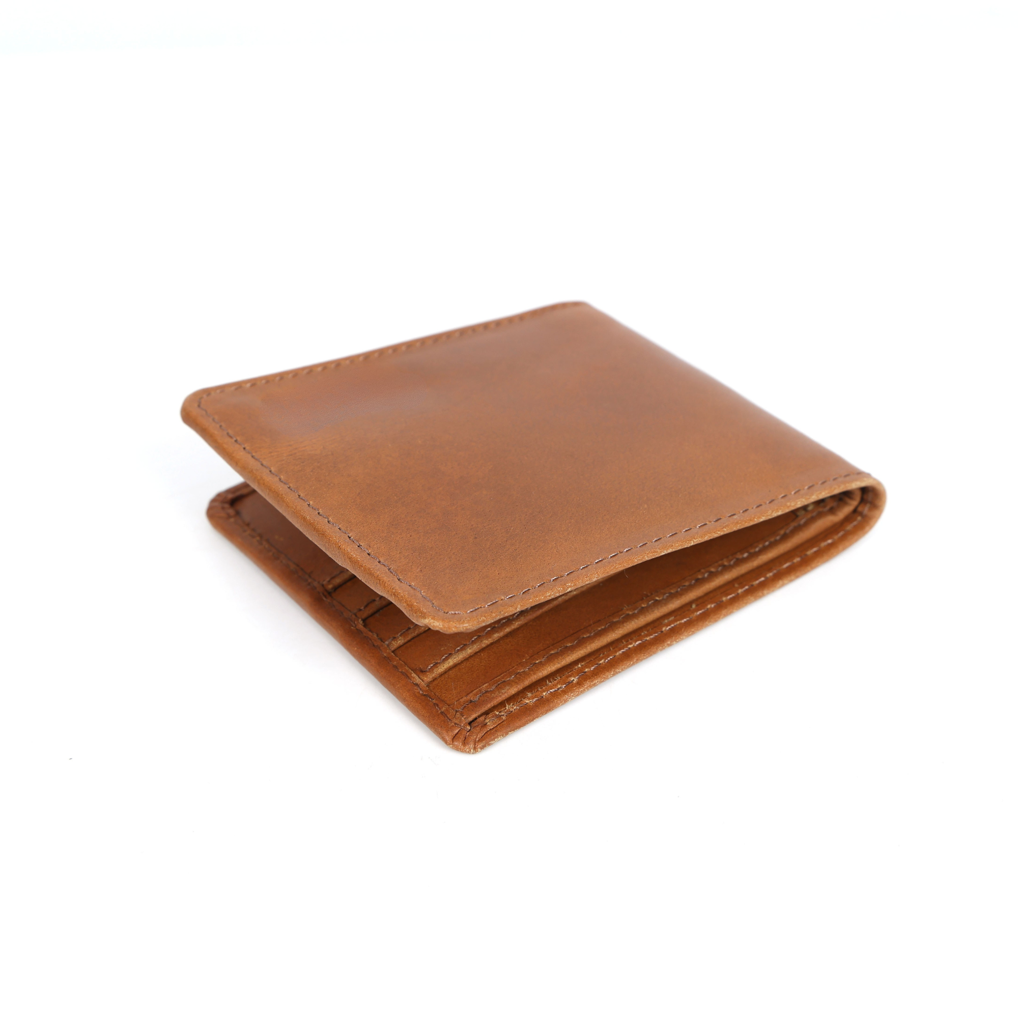 STITCH AND CARRY Genuine Leather Wallet for Men – Slim Bifold RFID Blocking Wallet with Multiple Card Slots, Durable & Stylish, Perfect Gift for Him – Cineman Brown, Compact, Lightweight Stitch And Carry