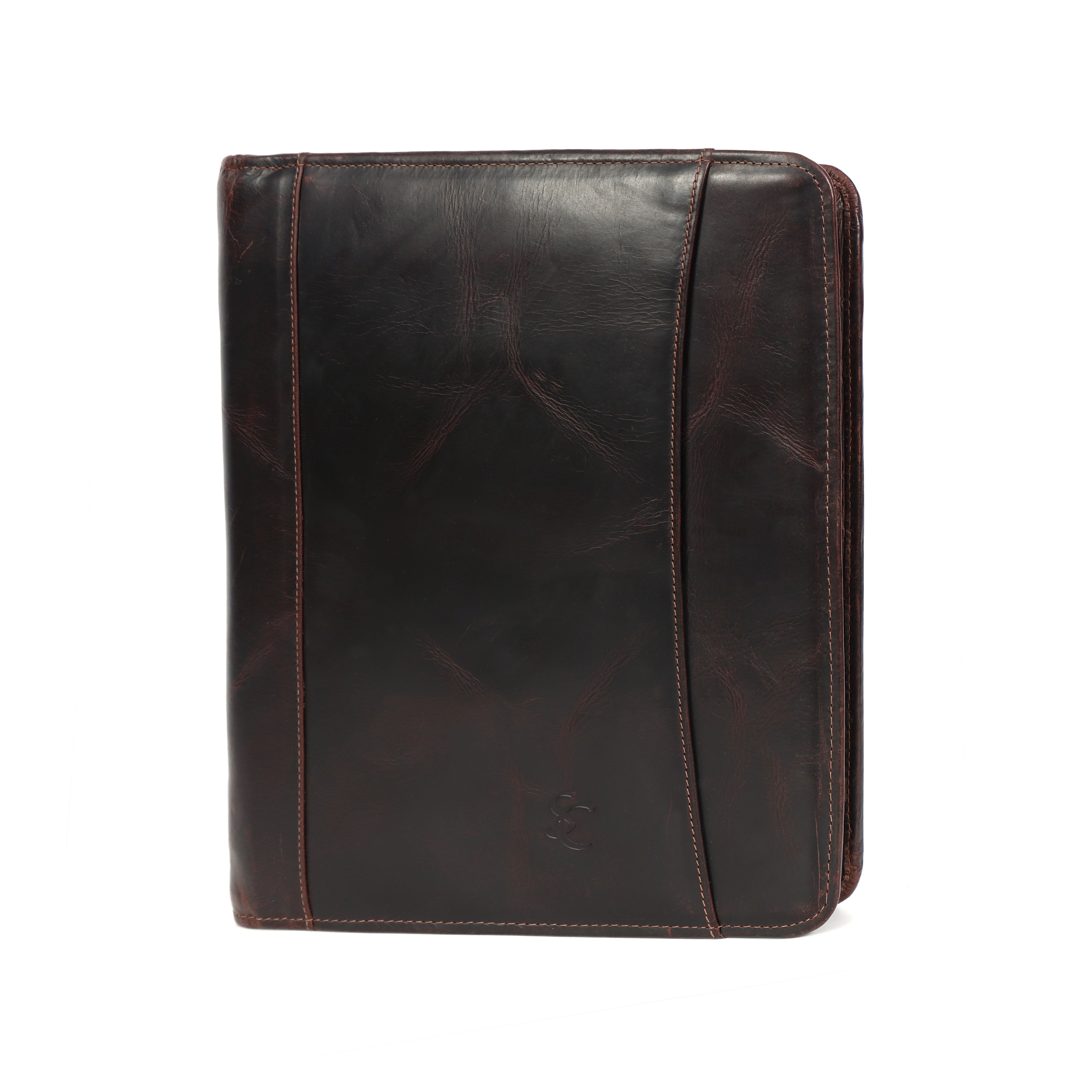 STITCH AND CARRY File Organizer Brown Premium Leather A4 Size Document Organizer Home & Office Stitch And Carry