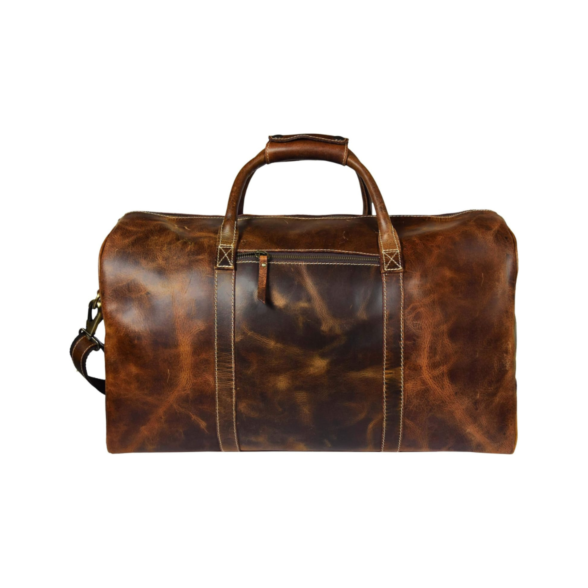 STITCH AND CARRY Vintage Weekender Brown Leather Duffel Bag's for Men Premium Leather Perfect to Travel, Sport and Everyday Style Stitch And Carry