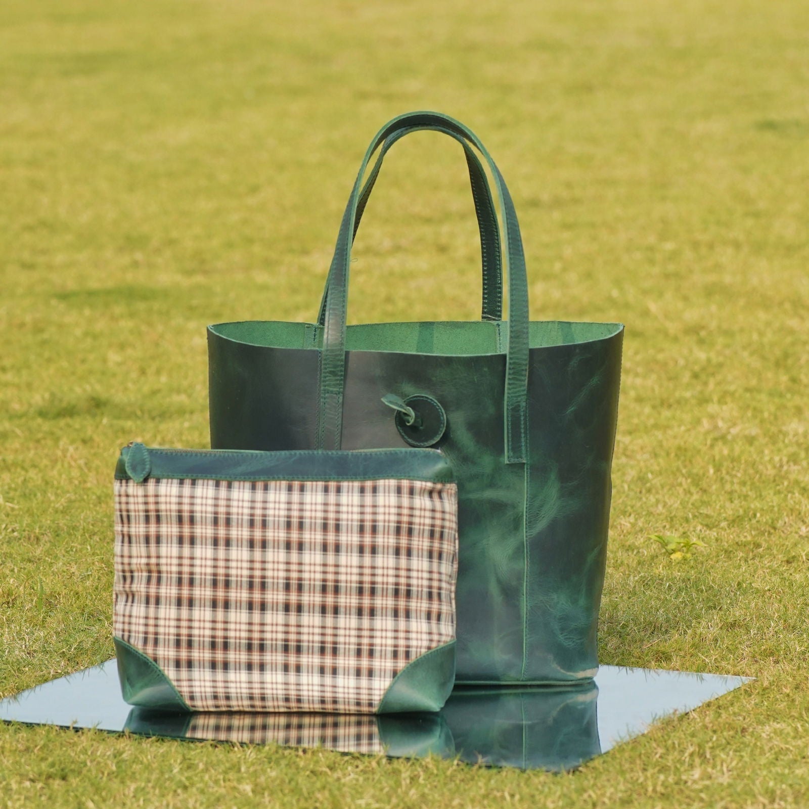 CLASSIC LEATHER TOTE BAGS - Stitch And Carry