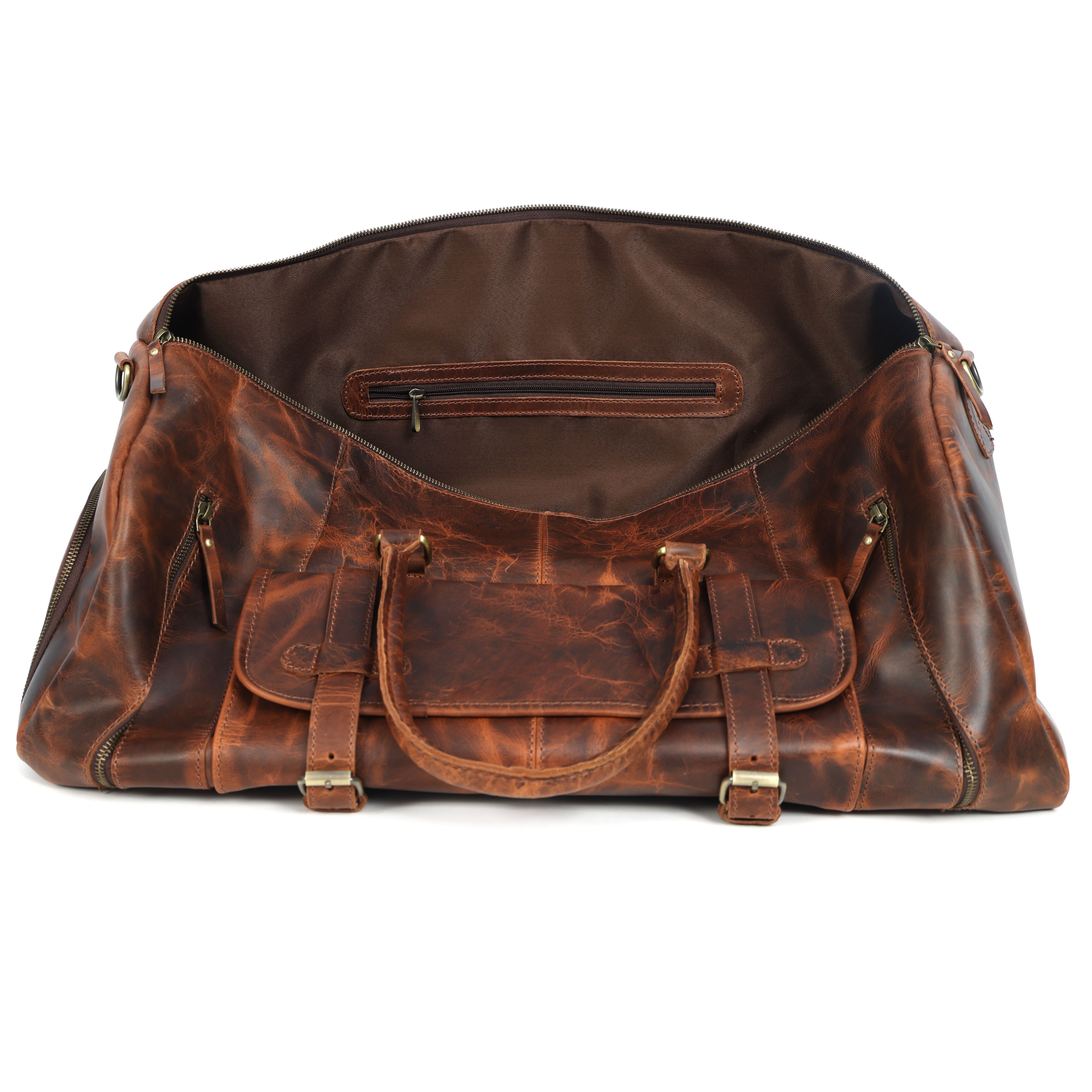 Dover Rugged Weekender Duffle Bag For Men Stitch And Carry