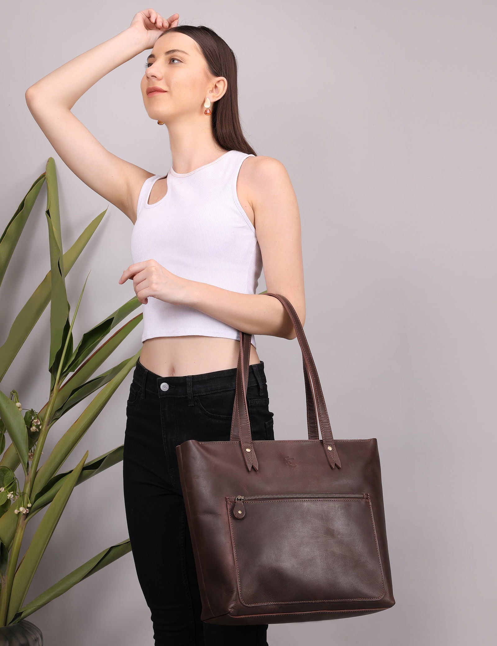 FASHIONISTA LEATHER TOTE FOR WOMEN