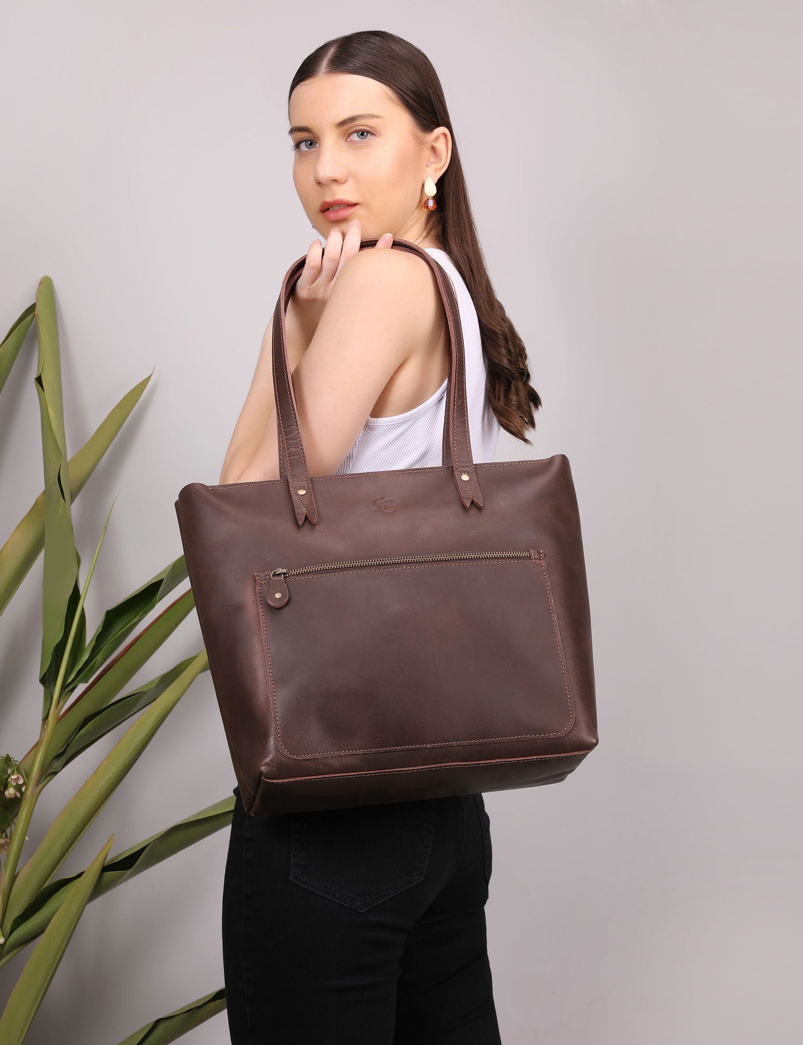 FASHIONISTA LEATHER TOTE FOR WOMEN