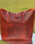 Classic Leather Tote Bag