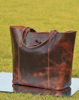 Classic Leather Tote Bag