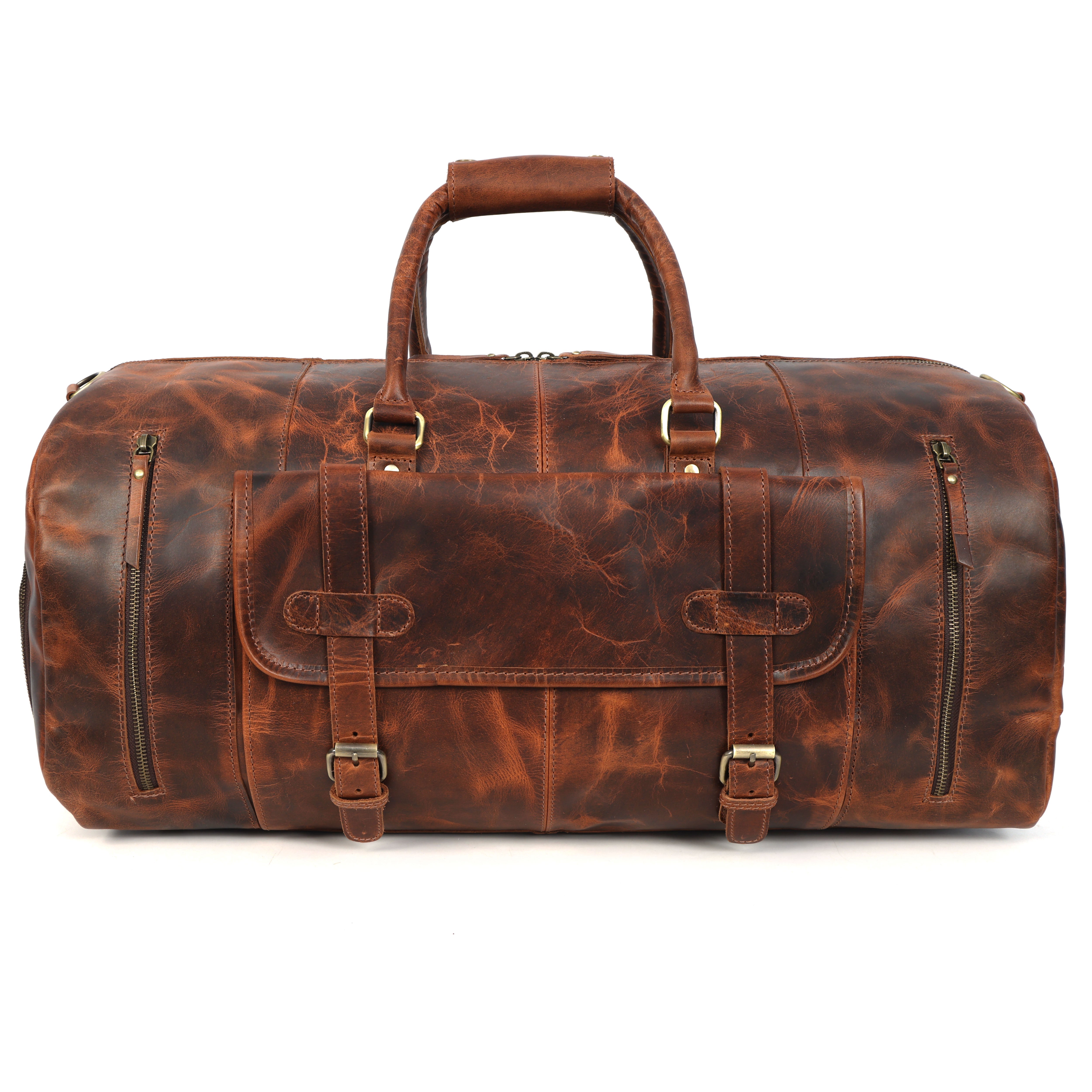 Dover Rugged Weekender Duffle Bag For Men Stitch And Carry