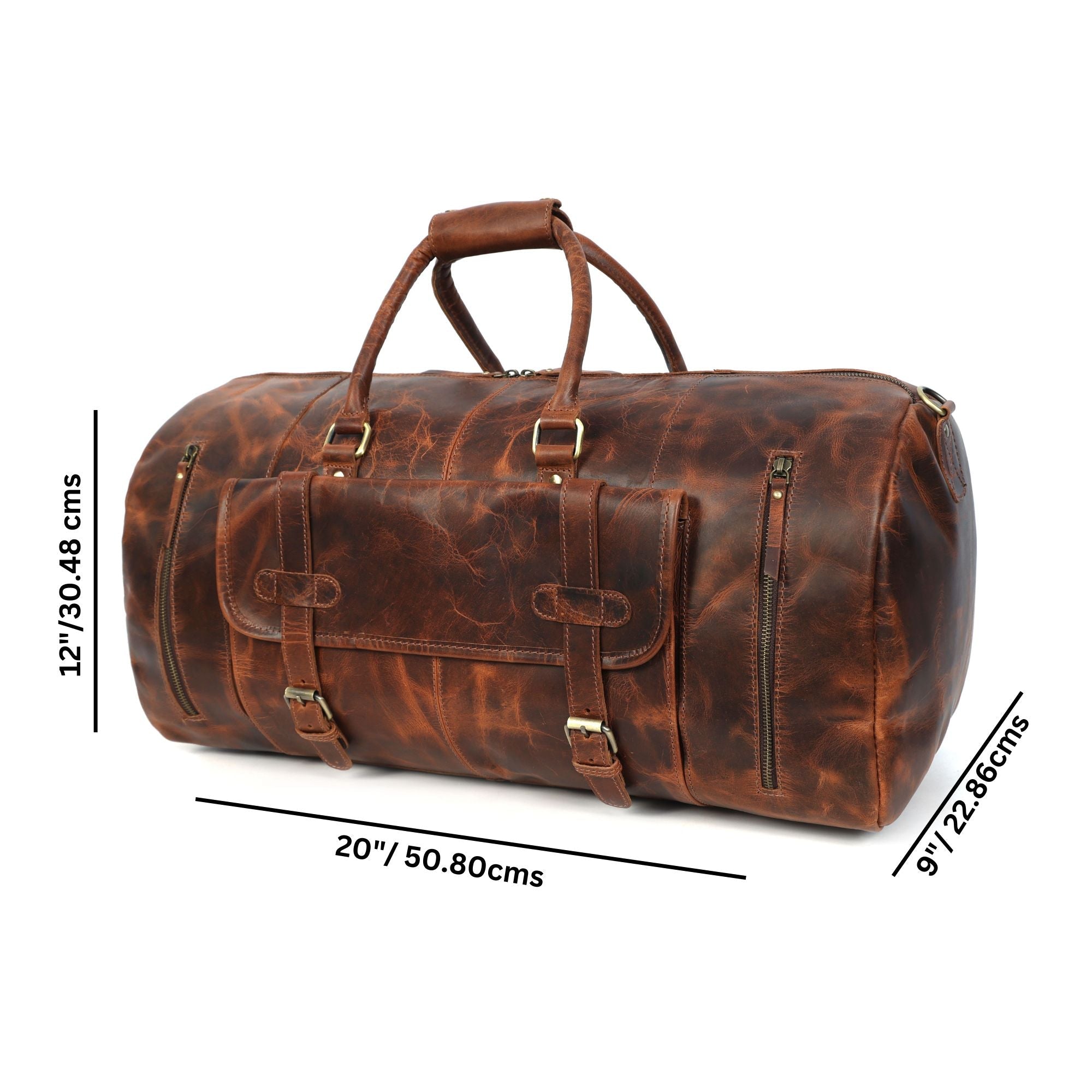 Dover Rugged Weekender Duffle Bag For Men Stitch And Carry