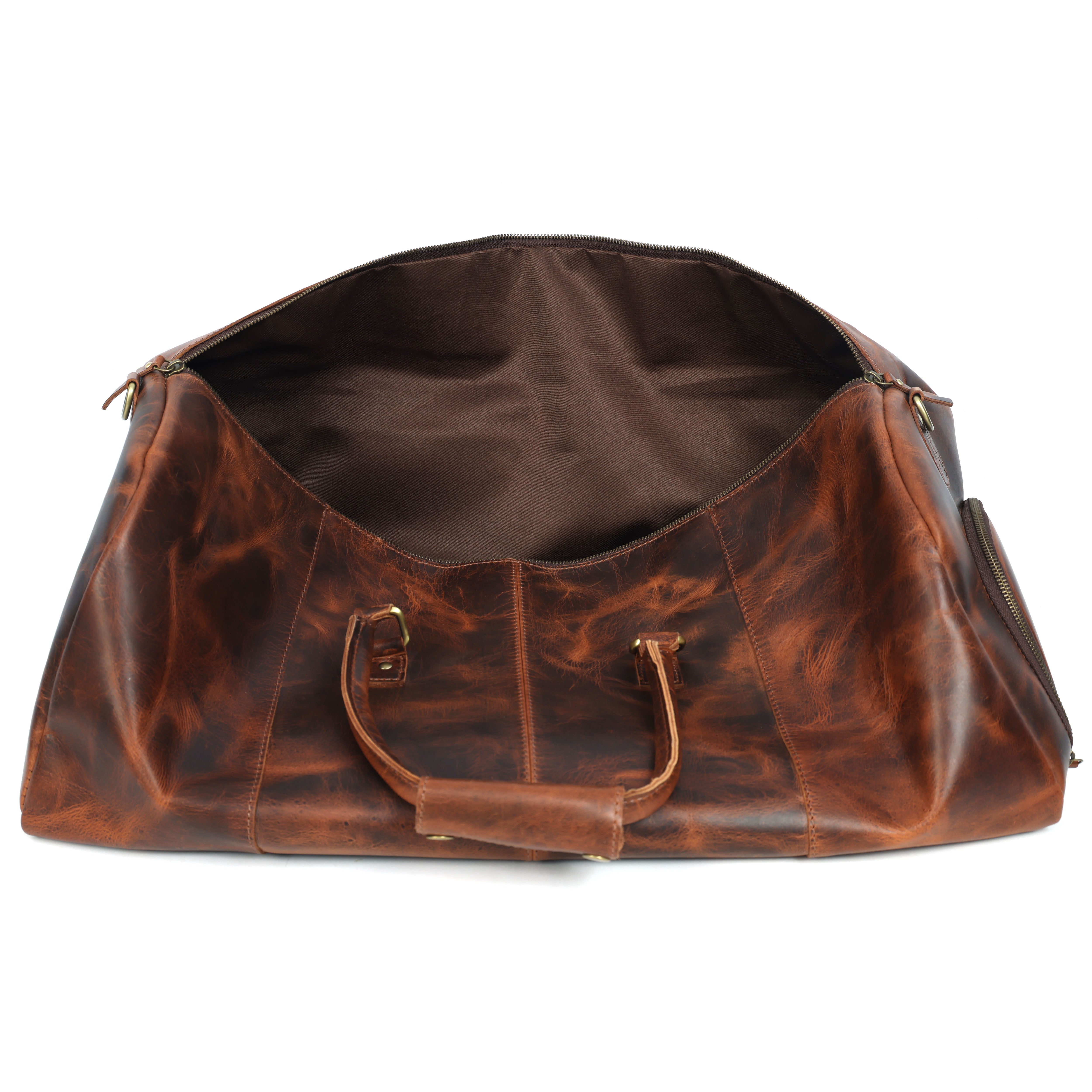 Dover Rugged Weekender Duffle Bag For Men Stitch And Carry